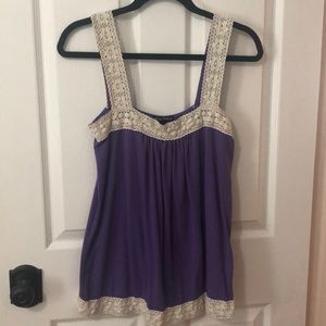 Purple and Beige Body Central Top🦋